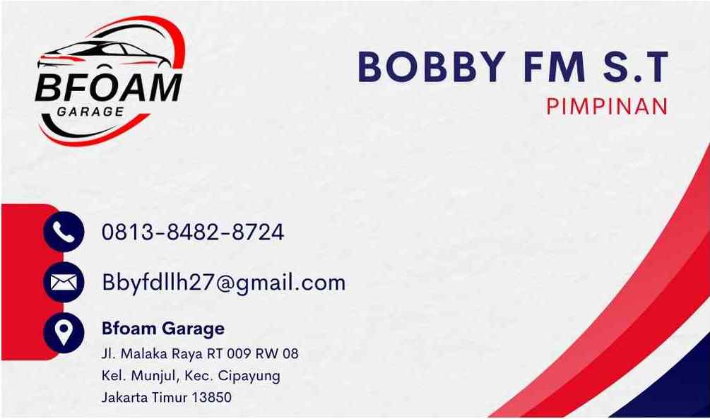 PIMPINAN BFOAM GARAGE